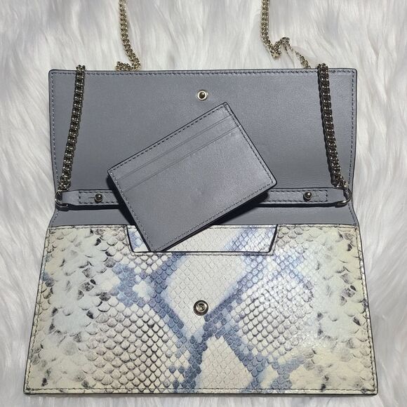 Kate Spade|Snake Print Convertible Crossbody Clutch - Picture 11 of 14